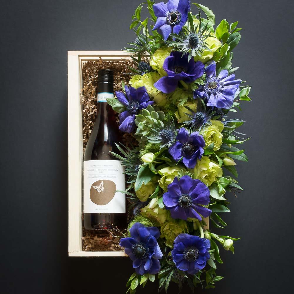 Azure Floral Gift Box