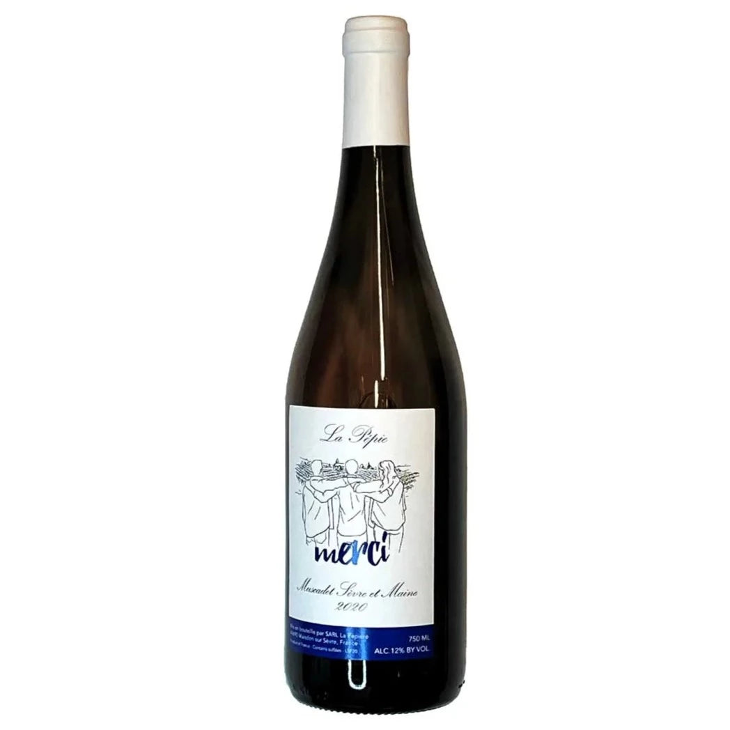 Organic white wine Merci Bottle