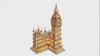 Video - DIY 3D wooden puzzle, laser cut, of the London Big Ben with lights by Hands Craft