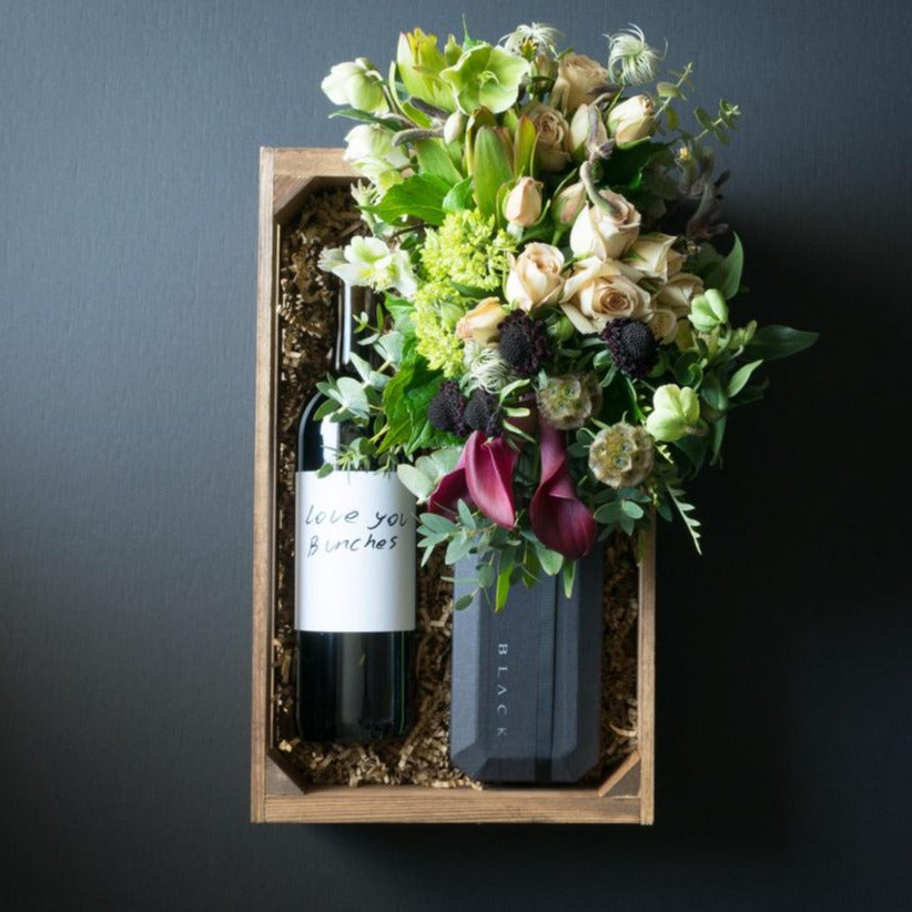 I Love You Floral Box (BLACK)