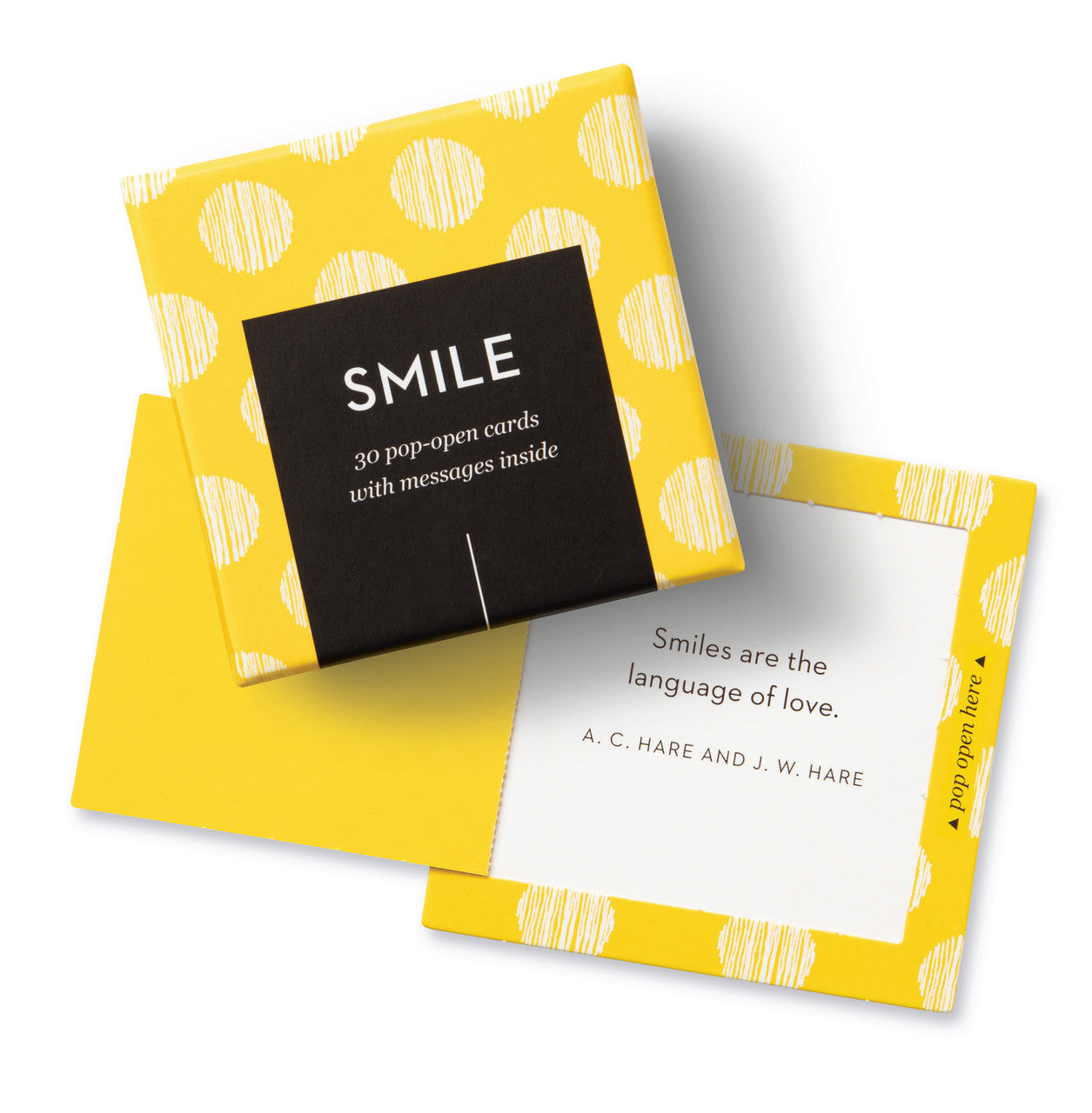 Smile pop-open cards, thoughtfulls from COMPENDIUM